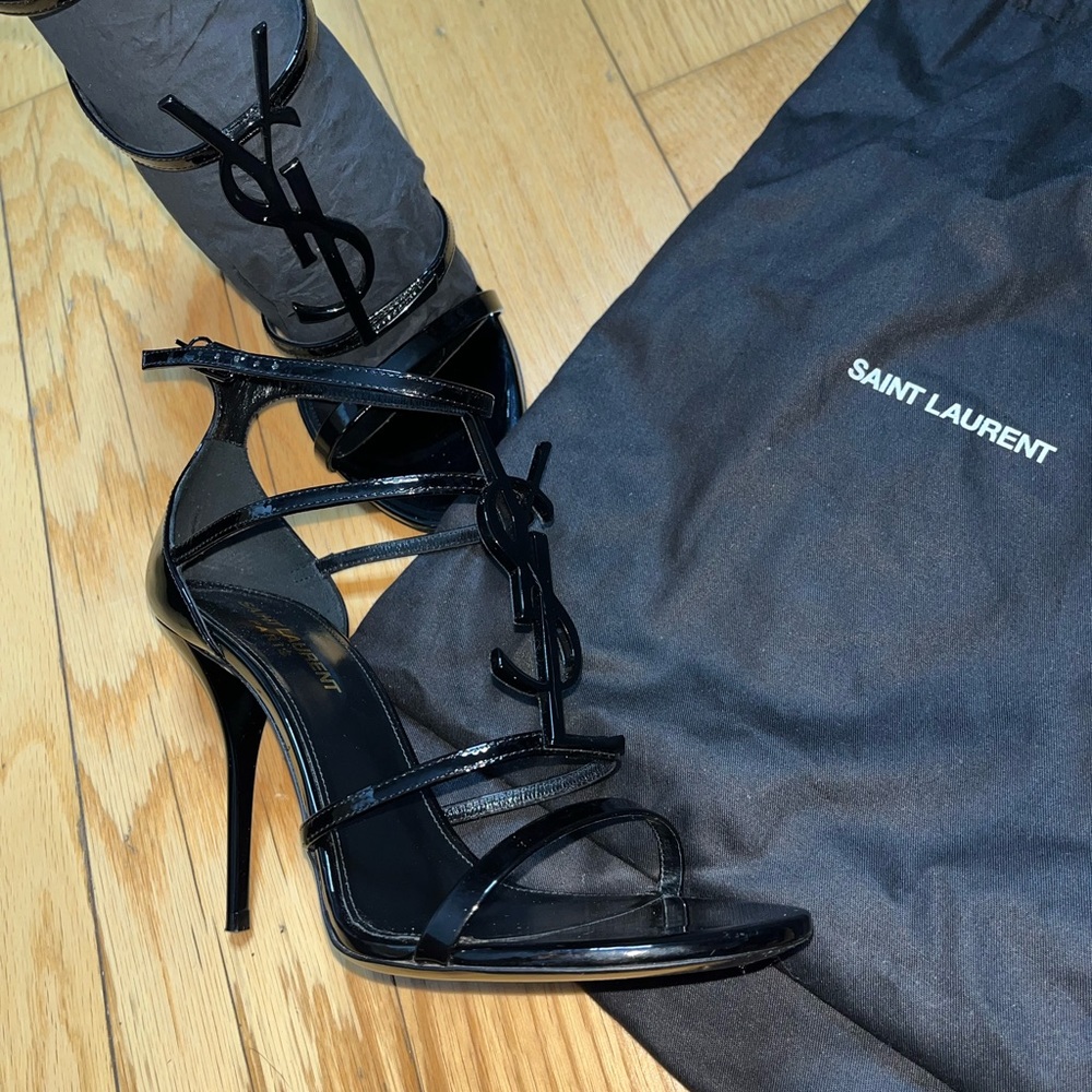 YSL Cassandra Heels